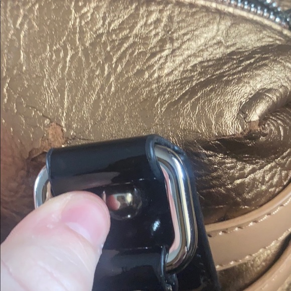 Lightly used purse bronze and black - Picture 5 of 7